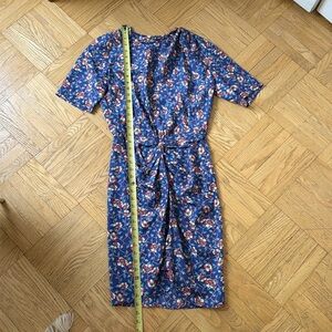 Isabel Marant printed silk short sleeve dress sz 36